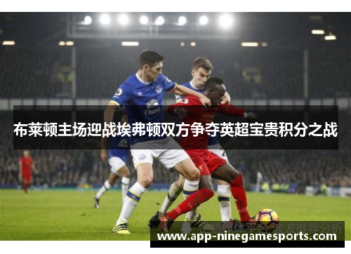 布莱顿主场迎战埃弗顿双方争夺英超宝贵积分之战